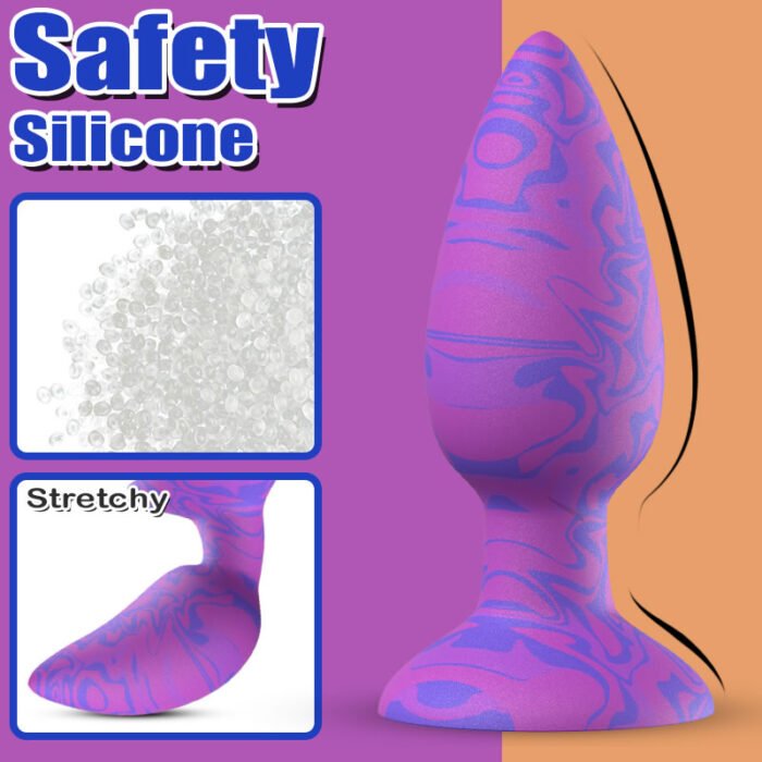 lovesvibe silikon analplug set für progressives analtraining mit ausgestellter basis und verjüngter spitze