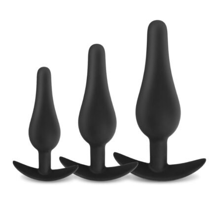 lovesvibe tragbare spitzen kopf analplug kit liebhaber spielzeug für anales sex spiele spielzeug 3 stück