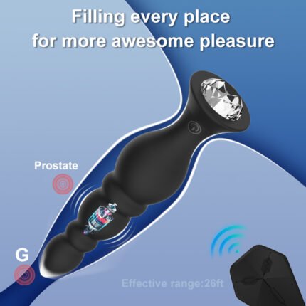 lovesvibe vibrierende analkugeln kabellose fernbedienung analplug für prostatastimulation 4 größen 3