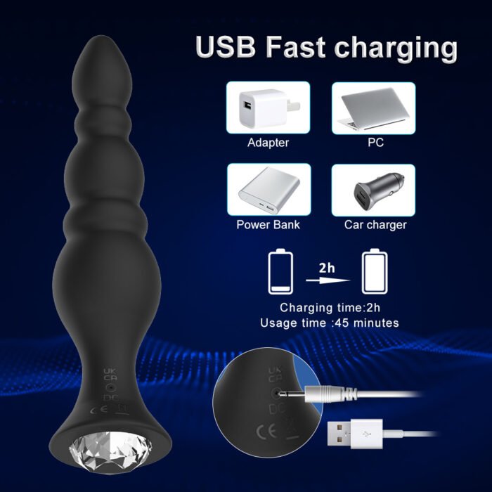 lovesvibe vibrierende analkugeln kabellose fernbedienung analplug für prostatastimulation 4 größen 5