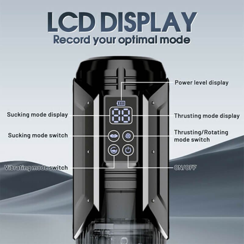 2025 Neue Masturbatoren mit 7 Vibrations, Rotations und Saugmodi 4-in-1 Fleshlights