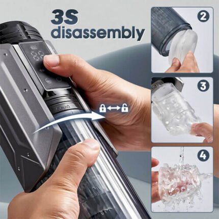 2025 Neue Masturbatoren mit 7 Vibrations, Rotations und Saugmodi 4-in-1 Fleshlights