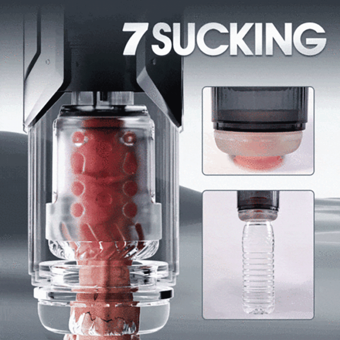 2025 Neue Masturbatoren mit 7 Vibrations, Rotations und Saugmodi 4-in-1 Fleshlights