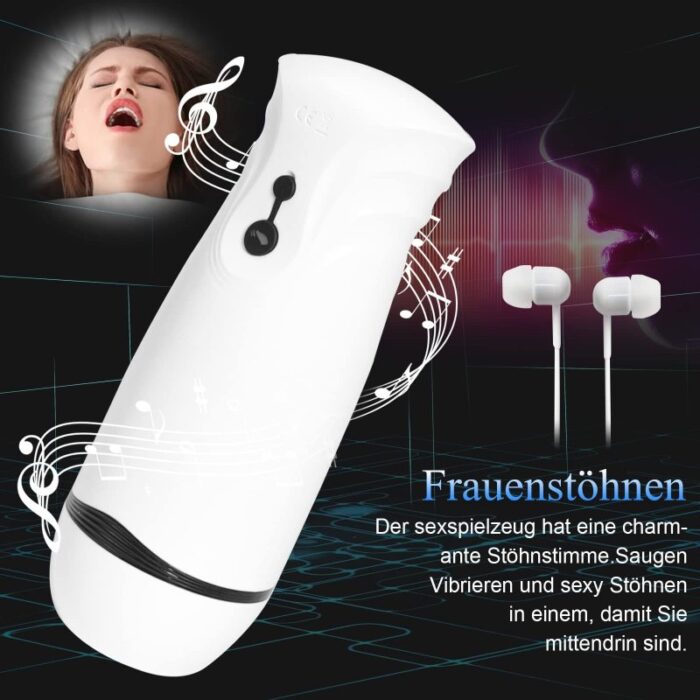Alien Automatischer Masturbator mit 10 Vibrations 4 Saugmodi 4-in-1 Sex Spielzeug für die Männer