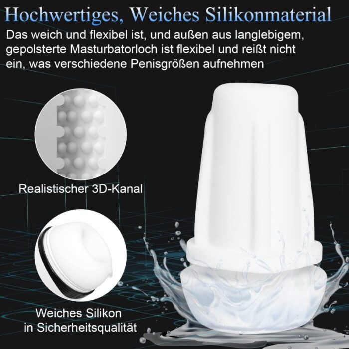 Alien Automatischer Masturbator mit 10 Vibrations 4 Saugmodi 4-in-1 Sex Spielzeug für die Männer