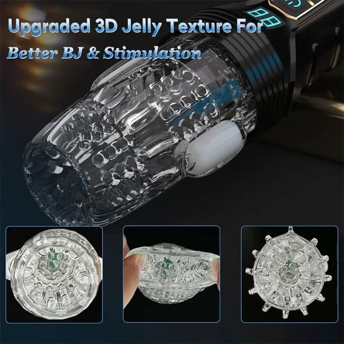 Arthur 3.0 Gawk Gawk 3000 Masturbator mit 10 Vibrationen 5 Stoßrotationsmodi LCD-Sextoy für Männer