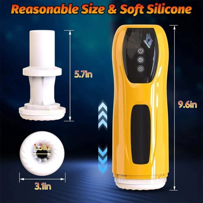Automatischer 3-in-1 Masturbator für Männer mit 7 Saug & Rotierenden Leckmodi Sexspielzeug für Männer
