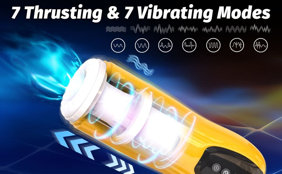 Automatischer 3-in-1 Masturbator für Männer mit 7 Saug & Rotierenden Leckmodi Sexspielzeug für Männer