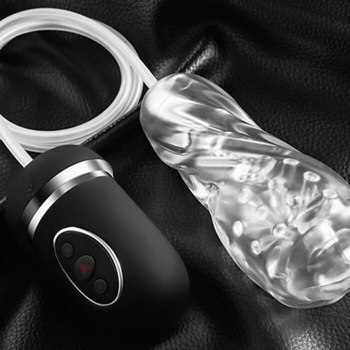 Automatischer Masturbator Sex Spielzeug Männer mit 10 vibrierenden 5 Saugnäpfen Handheld-Blowjob Masturbator