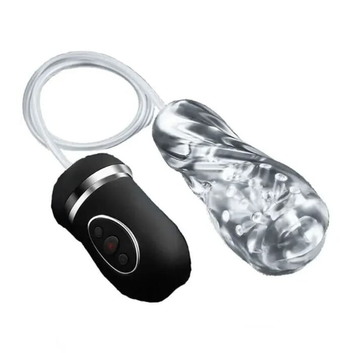 Automatischer Masturbator Sex Spielzeug Männer mit 10 vibrierenden 5 Saugnäpfen Handheld-Blowjob Masturbator