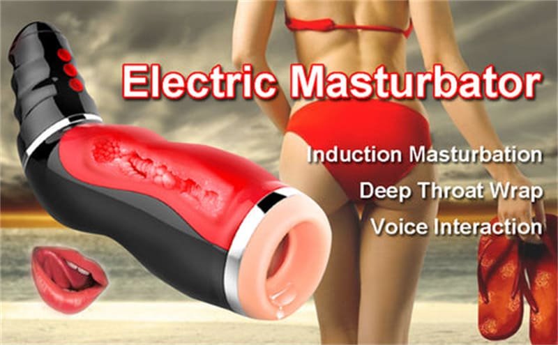Automatischer Masturbator für Männer mit Airbag 10 Vibrations & 5 Saugmodi Deep Throat Sex-Spielzeug für Männer