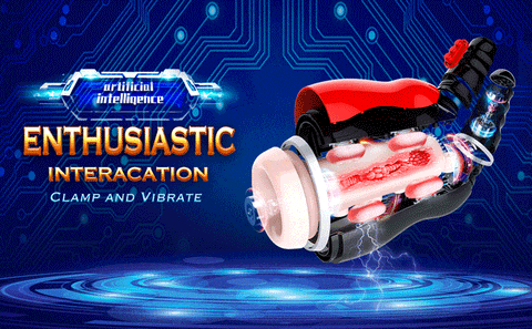 Automatischer Masturbator für Männer mit Airbag 10 Vibrations & 5 Saugmodi Deep Throat Sex-Spielzeug für Männer