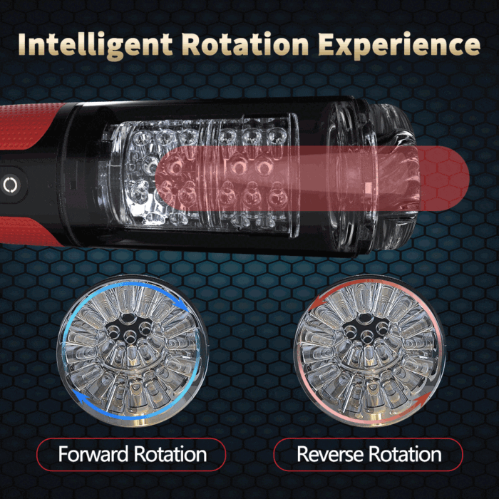 Automatischer Masturbator mit 10 Vibrationen 5 Saugrotationen Sprachfunktion Vagina Männer Vibrator