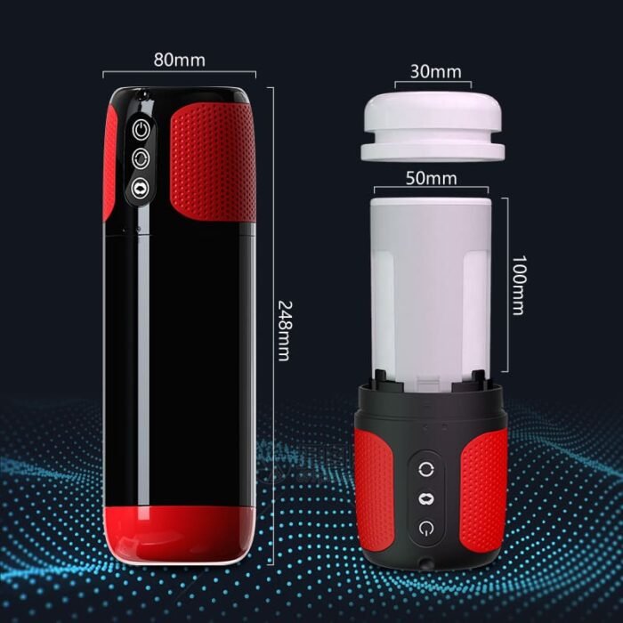 Automatischer Masturbator mit 10 Vibrationen 5 Saugrotationen Sprachfunktion Vagina Männer Vibrator