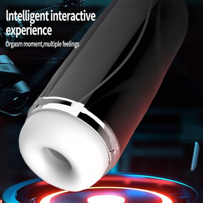 Automatischer Masturbator mit 10 Vibrations Saugmodi 3D Realistische Vagina Oralsex Penis Trainingsgerät