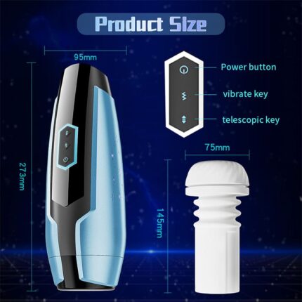 Automatischer Masturbator mit 3D-strukturierter Hülle 5-Frequenz-Vibration Sexspielzeug für Männer