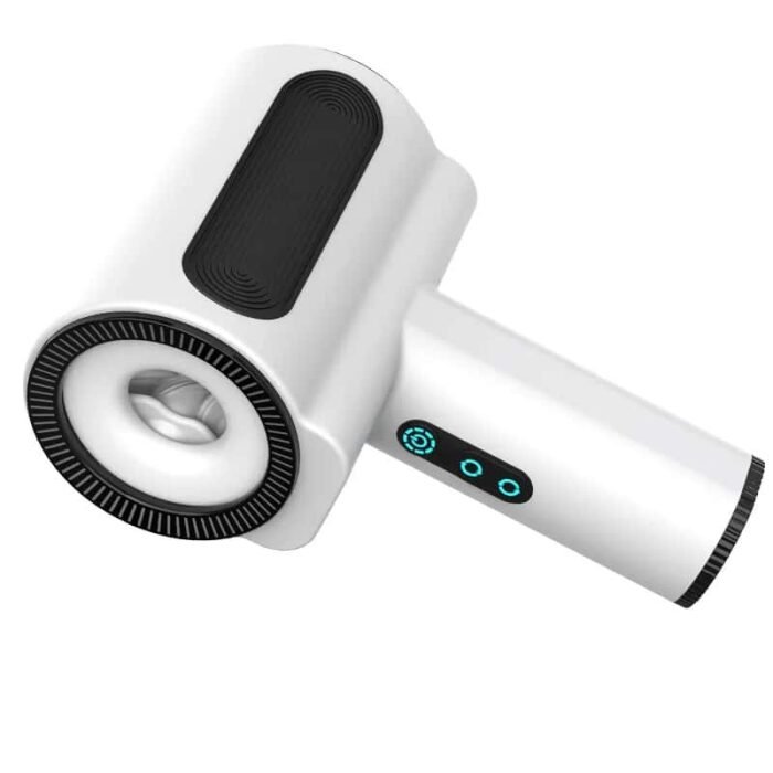 Automatischer Masturbator mit 7 Vibrationen und 5 Stoß-, Saug- und Rotationsfunktionen, Hand-Sexspielzeug für Männer