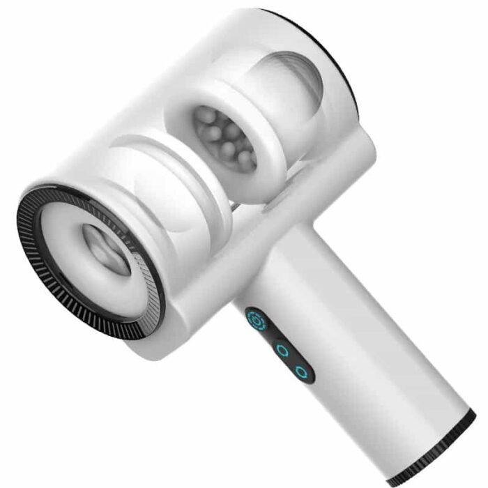 Automatischer Masturbator mit 7 Vibrationen und 5 Stoß-, Saug- und Rotationsfunktionen, Hand-Sexspielzeug für Männer