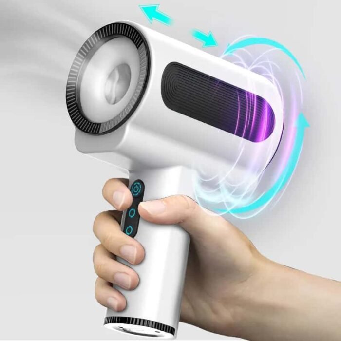 Automatischer Masturbator mit 7 Vibrationen und 5 Stoß-, Saug- und Rotationsfunktionen, Hand-Sexspielzeug für Männer