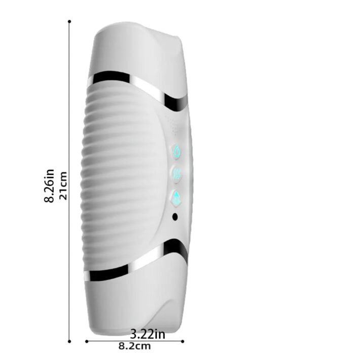 Black Hole R20 Automatischer Masturbator mit Heizung und Stöhnstimme, Doppelkopf-Blowjob Sextoys Männer