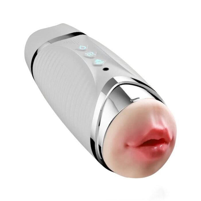 Black Hole R20 Automatischer Masturbator mit Heizung und Stöhnstimme, Doppelkopf-Blowjob Sextoys Männer