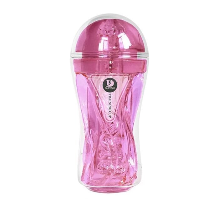 D-PENG Training Cup Manuelle Masturbator Cup Taschenmuschi Tragbar Kristall Penis Trainingsgerät