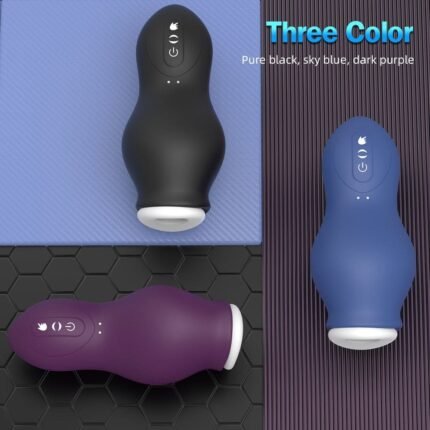DRAGONSUCK Automatischer Masturbator mit 7 Vibrations-Saugkanälen aus weichem TPE Sexspielzeug für Männer