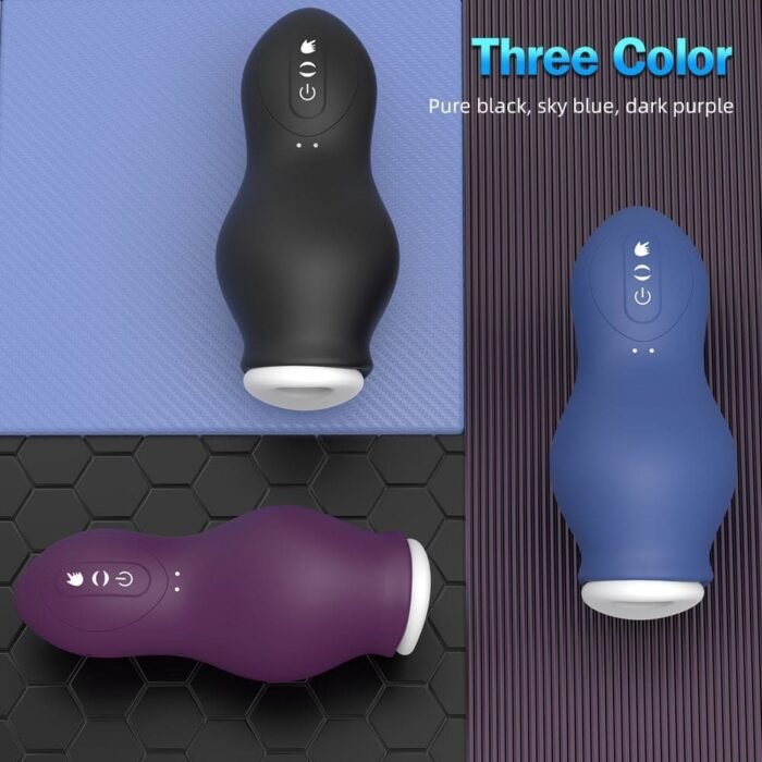 DRAGONSUCK Automatischer Masturbator mit 7 Vibrations-Saugkanälen aus weichem TPE Sexspielzeug für Männer