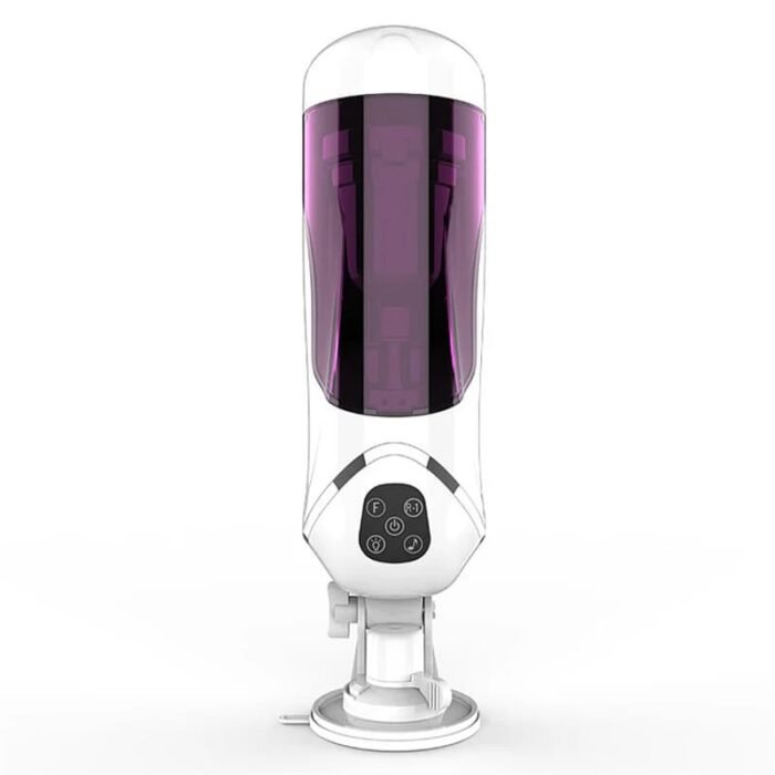 Easy Love Automatischer Masturbator Sexspielzeug 10 Vibration Stoß und Rotationsmodi Penispumpe mit Basis