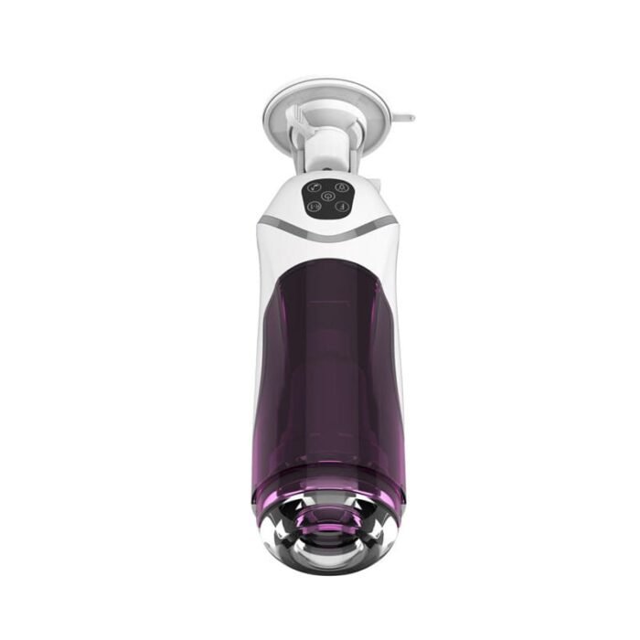 Easy Love Automatischer Masturbator Sexspielzeug 10 Vibration Stoß und Rotationsmodi Penispumpe mit Basis