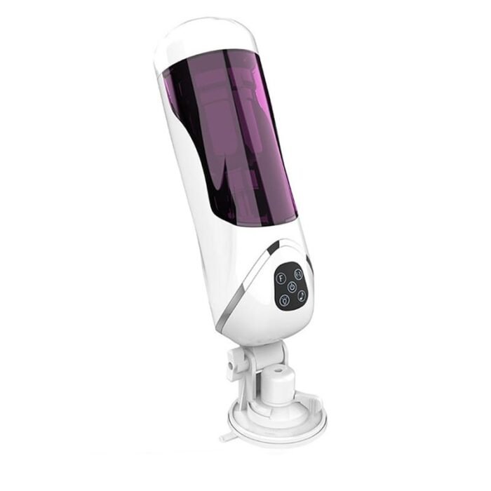 Easy Love Automatischer Masturbator Sexspielzeug 10 Vibration Stoß und Rotationsmodi Penispumpe mit Basis