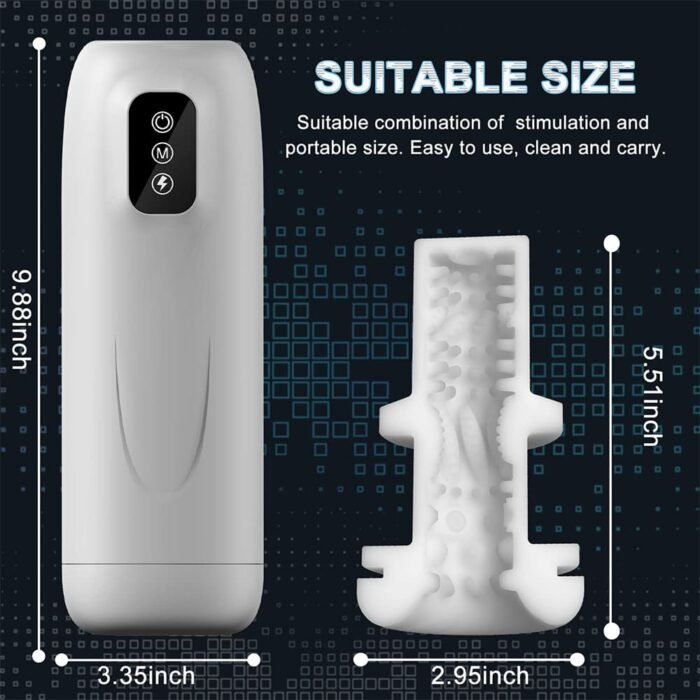 Elektrischer Masturbator Sex Spielzeug 7 Vibration Stoß modi Sextoys für Männer Paare Solo