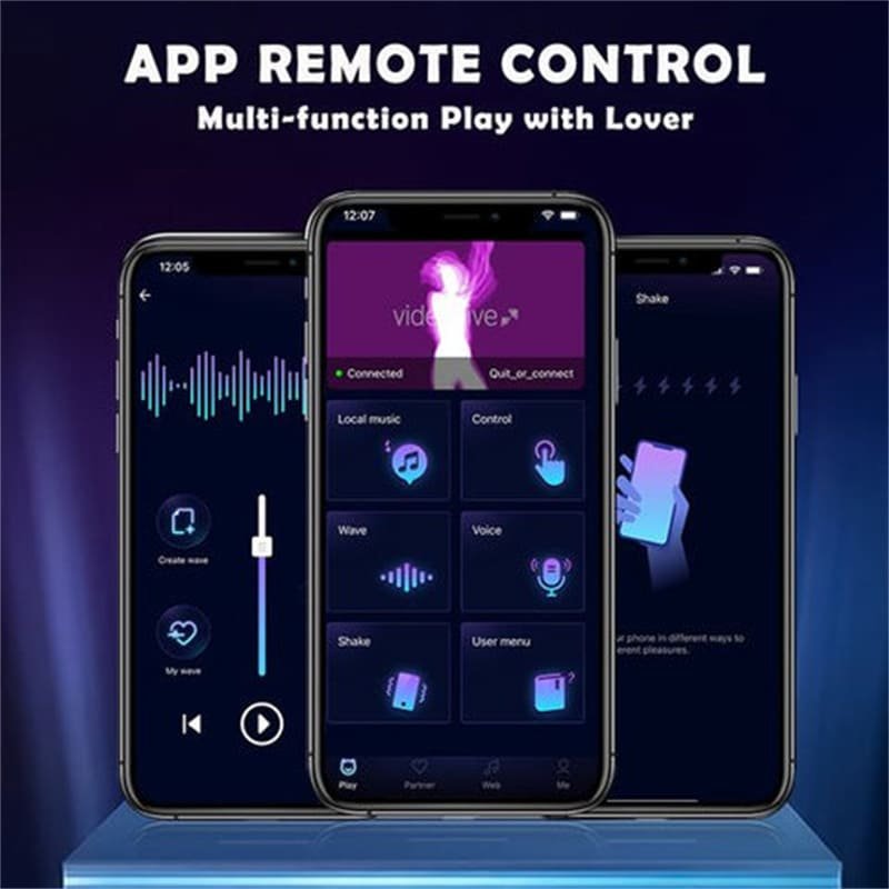 GALAKU Phantom X Elektrischer Masturbator Mann mit 12 Vibrations & APP Sex Spielzeug für die Männer