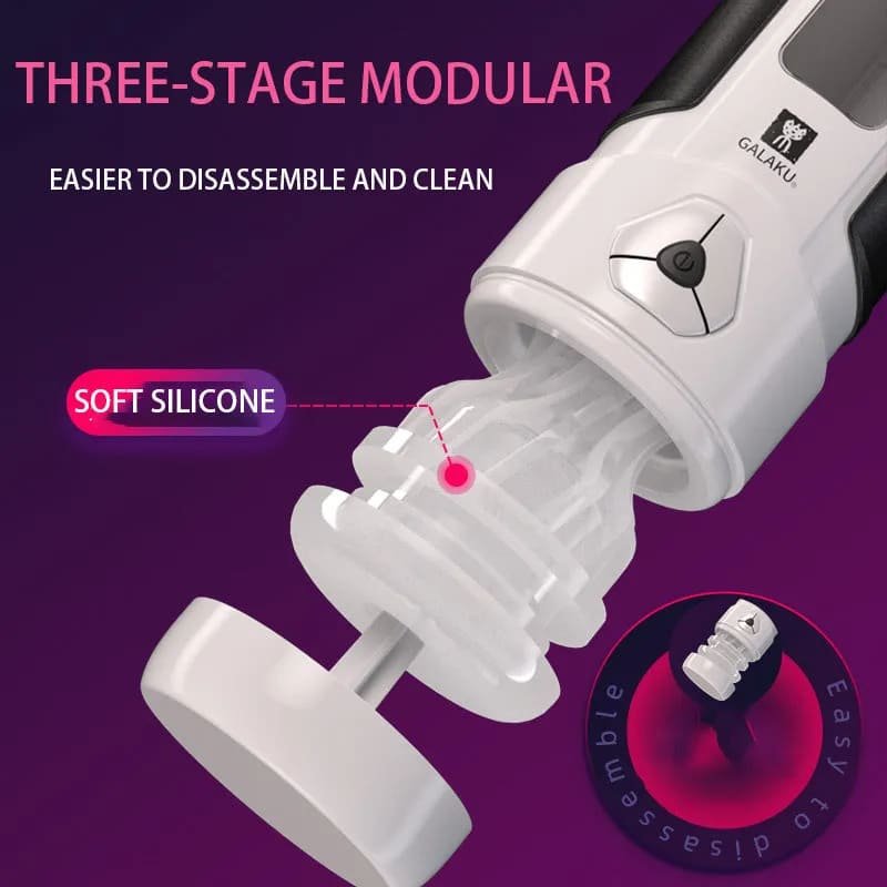GALAKU Phantom X Elektrischer Masturbator Mann mit 12 Vibrations & APP Sex Spielzeug für die Männer