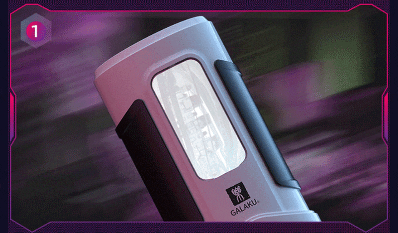 GALAKU Phantom X Elektrischer Masturbator Mann mit 12 Vibrations & APP Sex Spielzeug für die Männer