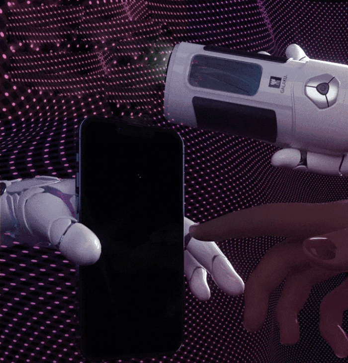 GALAKU Phantom X Elektrischer Masturbator Mann mit 12 Vibrations & APP Sex Spielzeug für die Männer