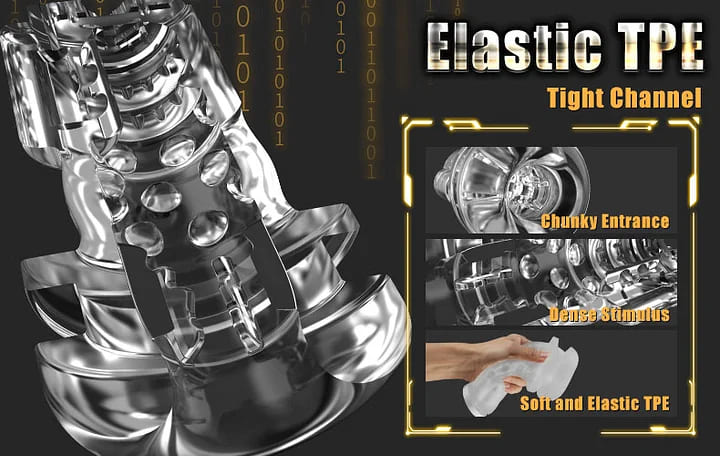 Galaku F1 Automatischer Masturbator mit Saugfunktion und 10-Frequenz-Vibration Sexmaschine für Männer​