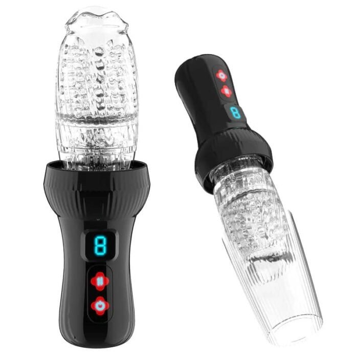 New Gawk Gawk 3000 Automatischer Masturbator mit 9 Stoß- und Rotationsmodi, wasserdichter Penis-Masturbator