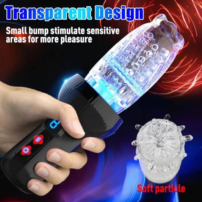 New Gawk Gawk 3000 Automatischer Masturbator mit 9 Stoß- und Rotationsmodi, wasserdichter Penis-Masturbator