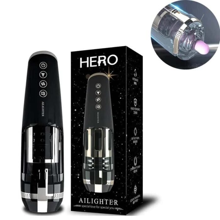 Hero Automatischer Masturbator mit 6-Frequenz-Stoß-Selbsterhitzungs Sex Toys Männer