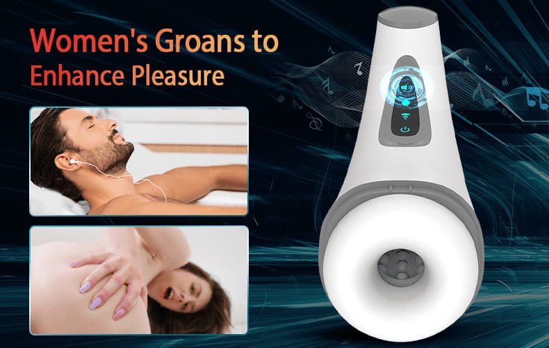 Hgod 007 Automatischer Masturbator mit 7 Vibrationen und 3 Saugfunktionen für die Penis-Masturbation
