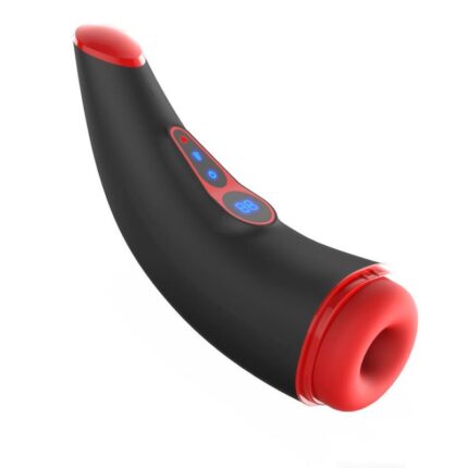 Hgod 007 Pro 9 Vibrierender & 9 Saugender Masturbator mit Heizung Stimme, Blowjob, LCD Sexspielzeug für Männer