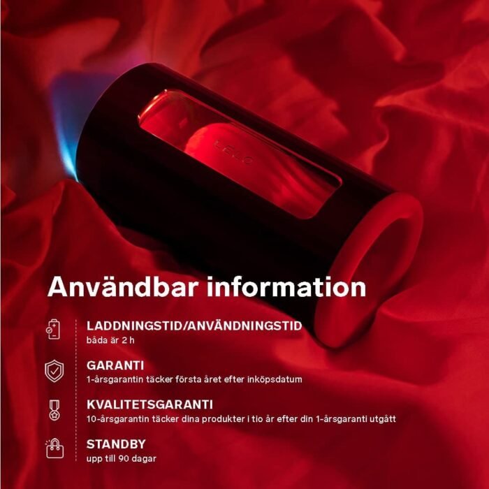 LELO F1S V2 Elektrischer Masturbator 4 Vibrationen Wasserdichte Silikon Taschenmuschi Sexspielzeug für Männer