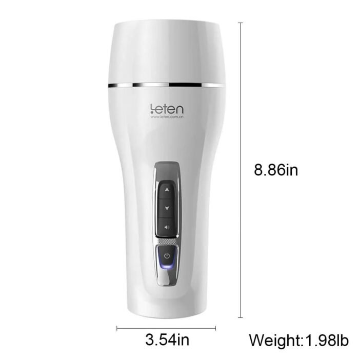 LETEN 10 Vibrationsmodi Automatischer Masturbator Weicher TPE-Kanal Deep Throat Sucking Sexspielzeug für Männer