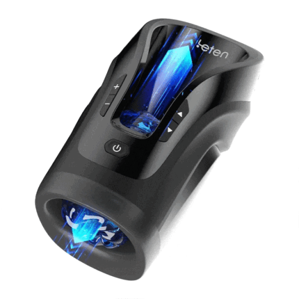LETEN Automatischer Masturbator 10 Vibrationsstoßmodi Volle Kehle Männer Sex Spielzeuge