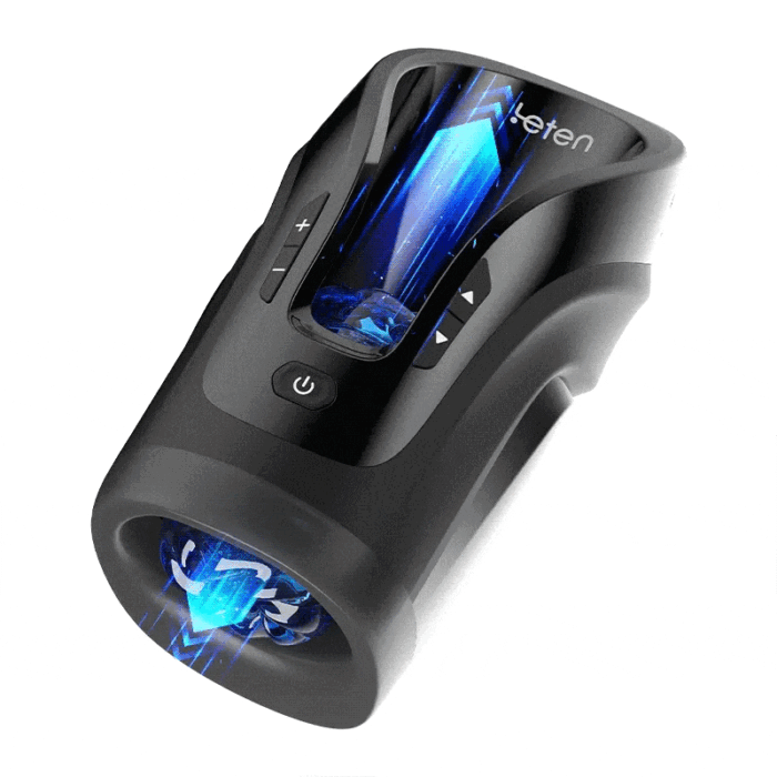 LETEN Automatischer Masturbator 10 Vibrationsstoßmodi Volle Kehle Männer Sex Spielzeuge