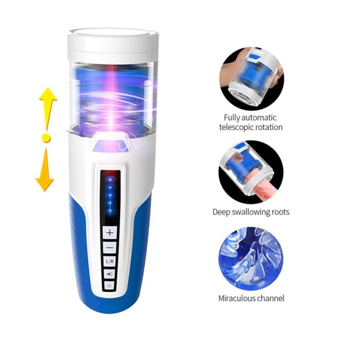 LETEN Elektrischer Masturbieren für Männer mit 5 Geschwindigkeiten, 5 Rotation & 6 Szenen Penis Vibrator Paare Solo