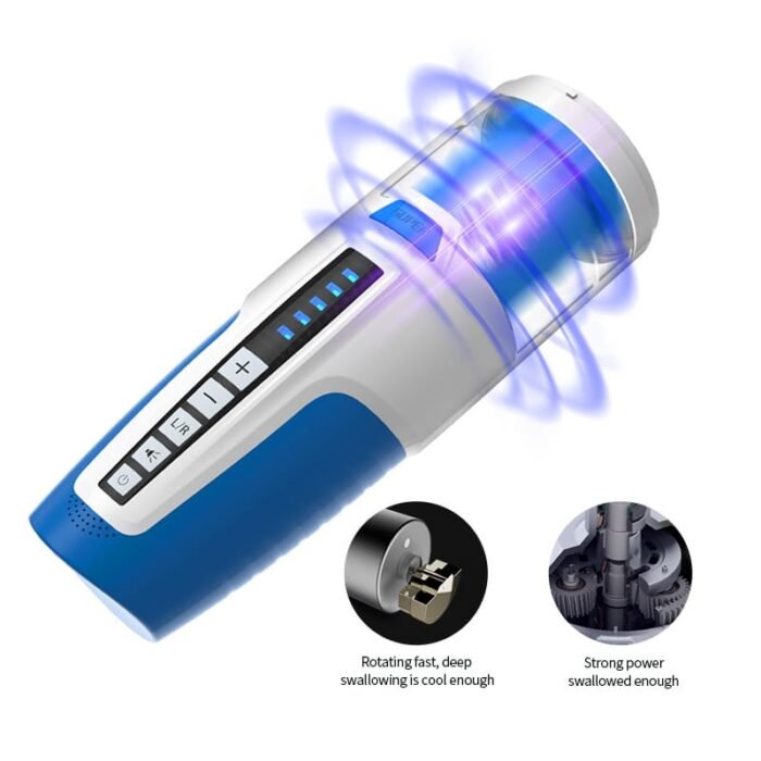LETEN Elektrischer Masturbieren für Männer mit 5 Geschwindigkeiten, 5 Rotation & 6 Szenen Penis Vibrator Paare Solo
