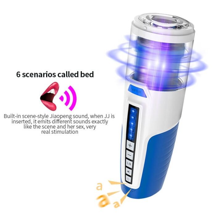 LETEN Elektrischer Masturbieren für Männer mit 5 Geschwindigkeiten, 5 Rotation & 6 Szenen Penis Vibrator Paare Solo