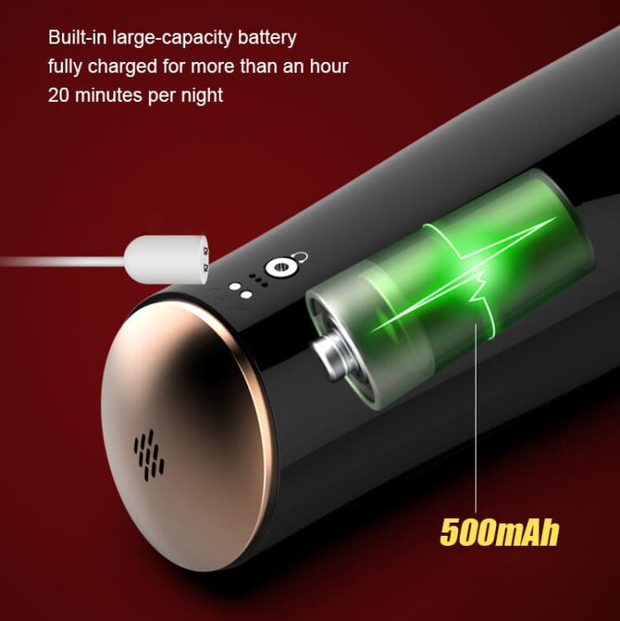 Leten 7 Vibration 3 Geschwindigkeiten Masturbieren für Männer mit Hochgeschwindigkeits-Kolbenmotor Penis Vibrator